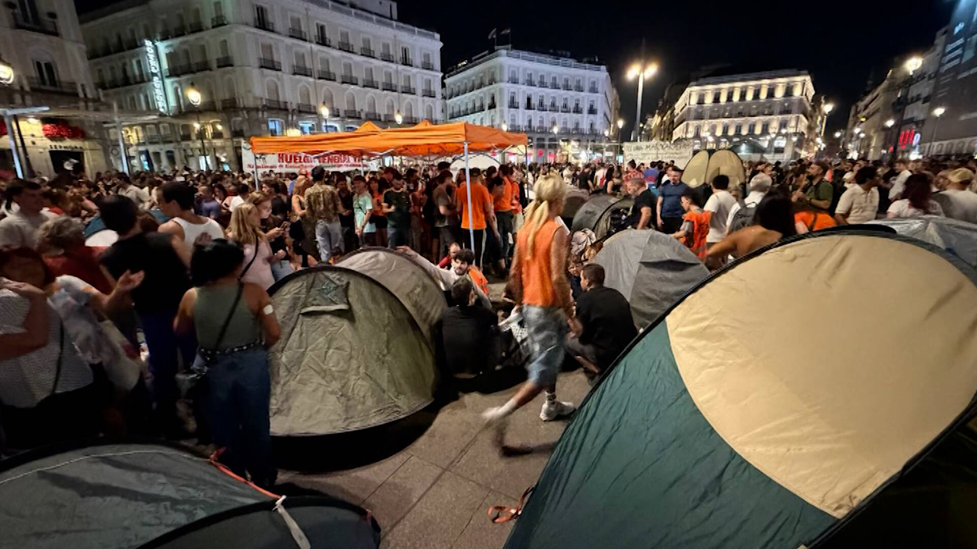 Eviction of 87-Year-Old Sparks Protest Encampment Over Spain’s Housing Crisis
