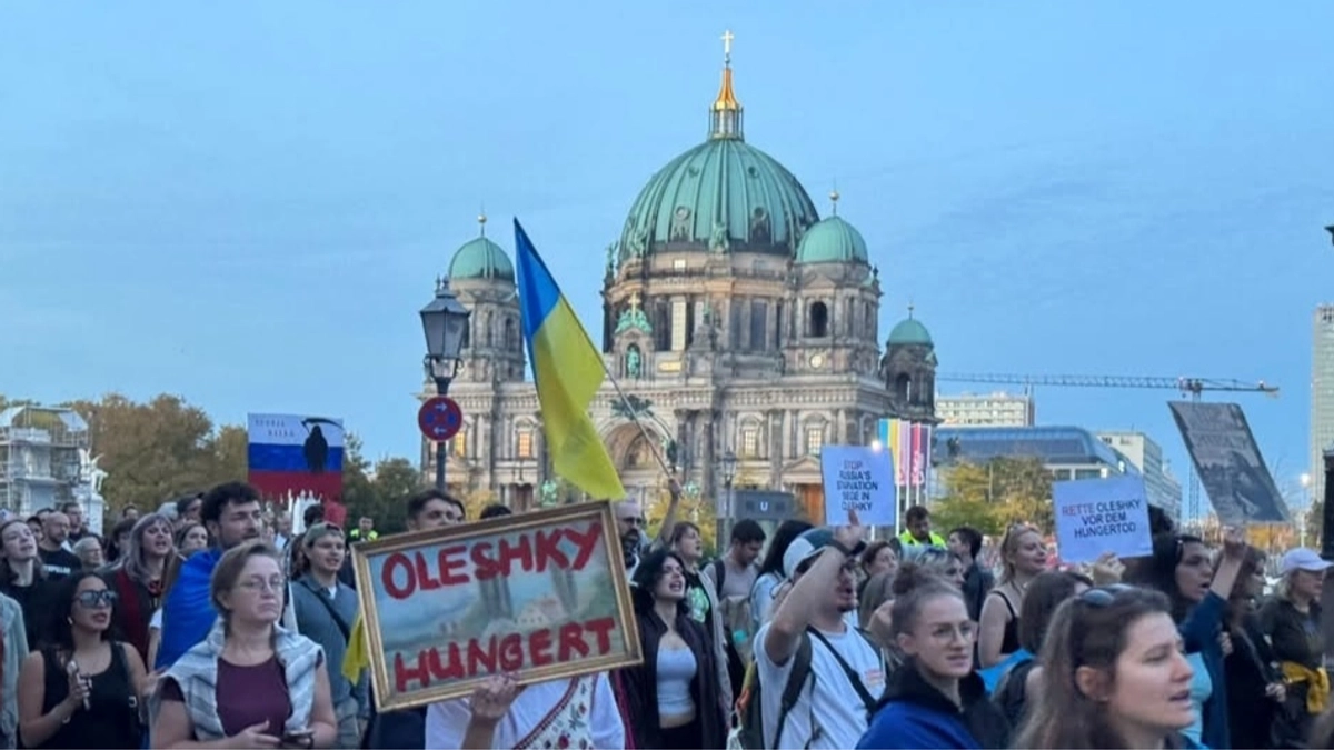 Demonstration held in Berlin in support of residents of occupied Oleshky – photos
