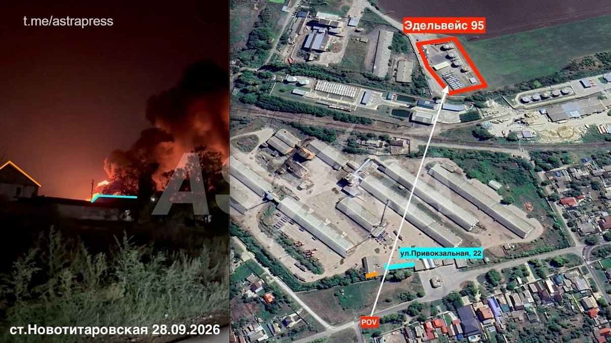 Drones attack oil depot in Russia's Krasnodar that sources fuel from major Russian refineries – videos