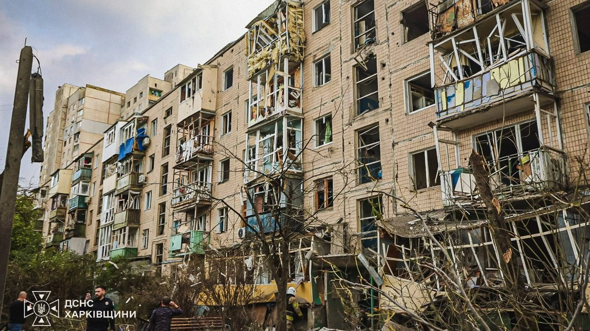 Six killed and 59 injured in Russian attack on Kharkiv – photos