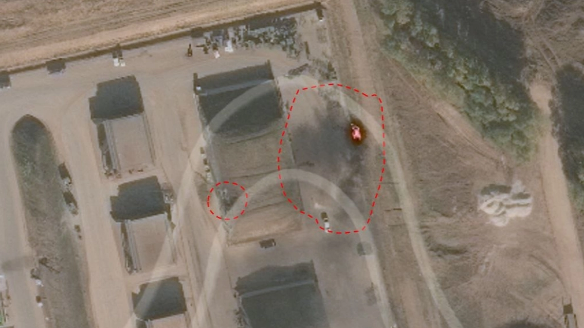 OSINT analyst posts photos showing damage to Russian drone base after strike