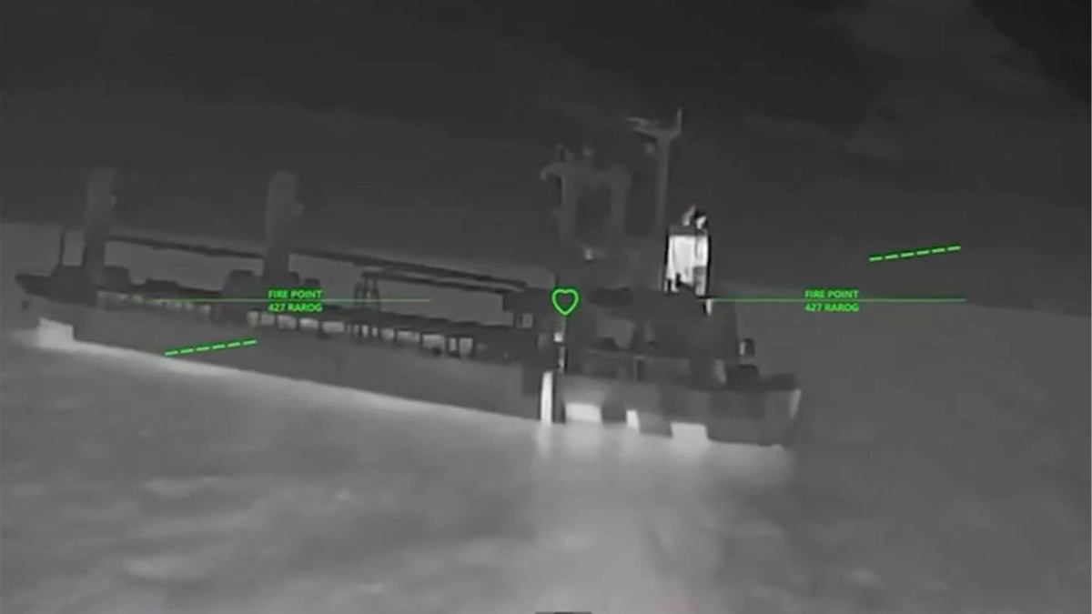 Zelenskyy: Ukrainian forces have struck Russian vessel in Black Sea and drone launch site in Russia – video